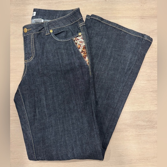Cache Blue Boot Cut Jeans Classic Style - Picture 1 of 7